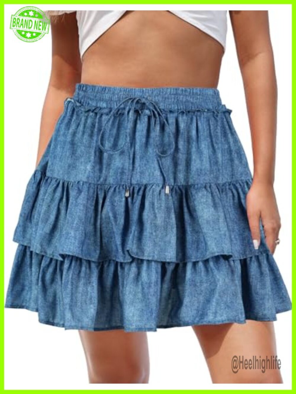 Women's Athletic Tennis Skorts Mini Skirt Built-in Shorts A-Line